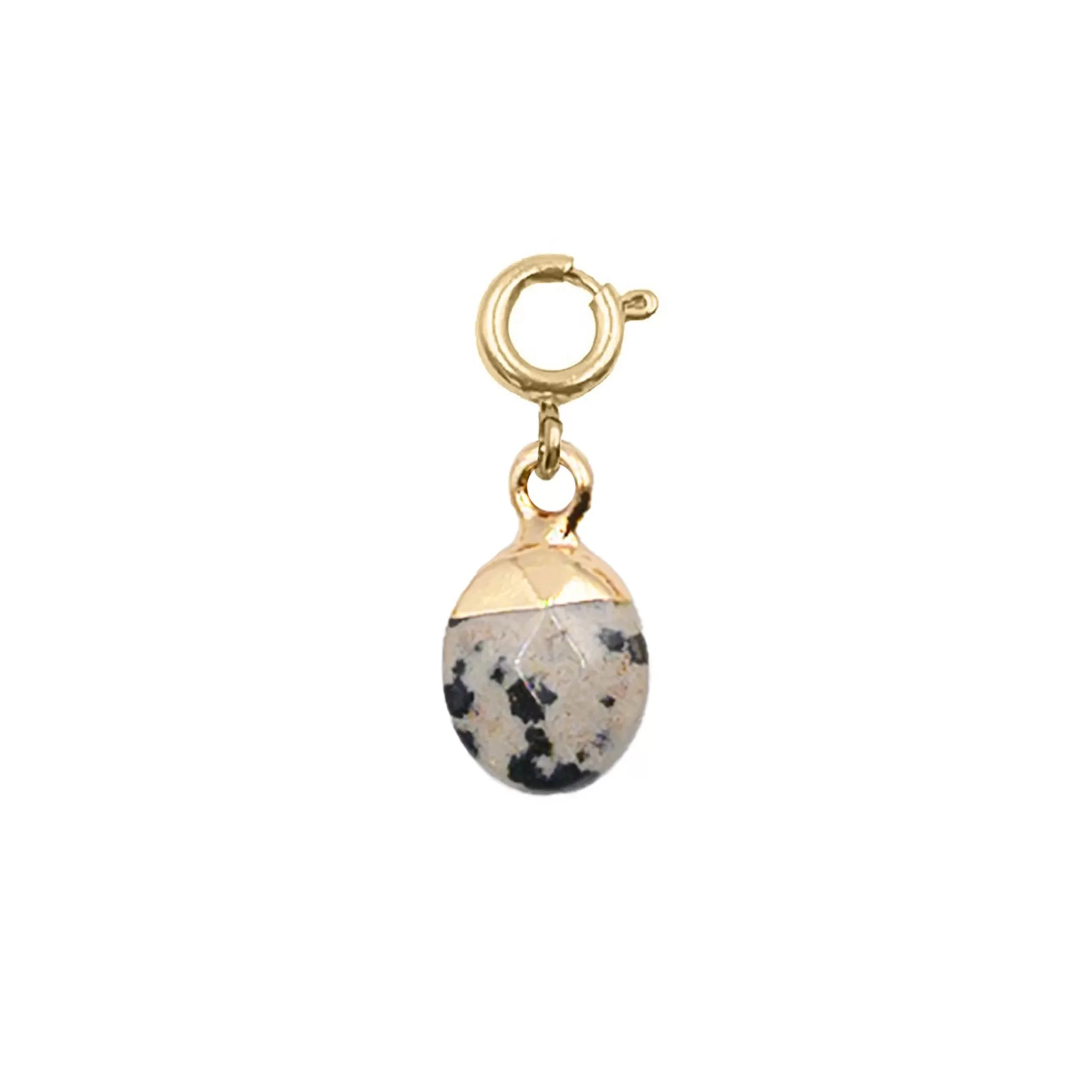 SPECKLE DIPPED OVAL CHARM